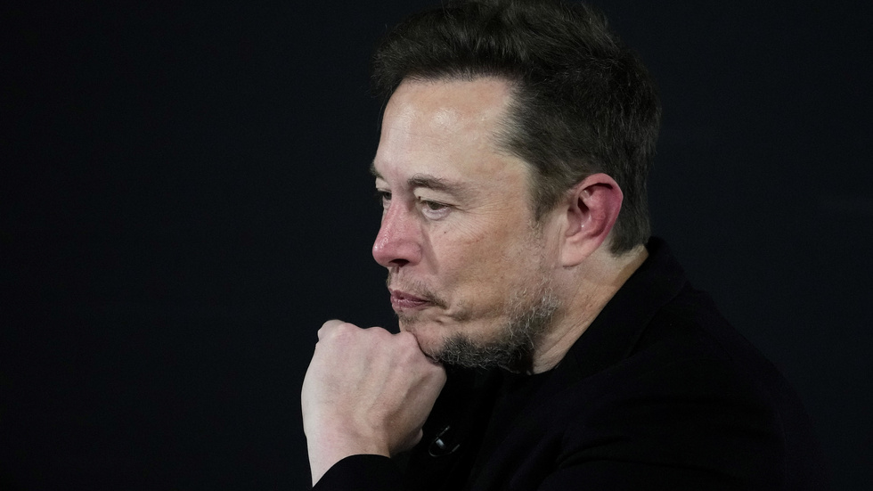 Elon Musk räknas som världens rikaste man. Han äger förutom X även de största aktieposterna i Tesla och rymdbolaget Space X. Arkivbild.
