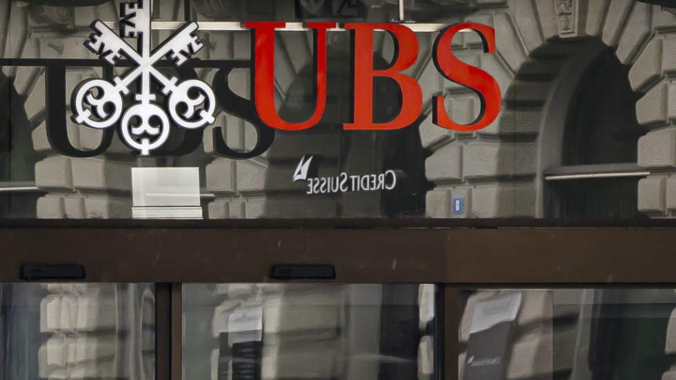 Ett bankkontor tillhörande UBS. Arkivbild.
