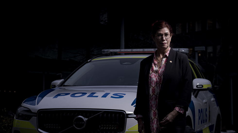 Polisförbundets ordförande Katharina von Sydow. Arkivbild.