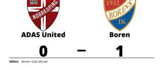 Hemmaförlust för ADAS United mot Boren