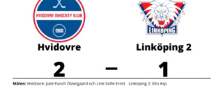 Tredje perioden avgörande när Linköping 2 föll mot Hvidovre