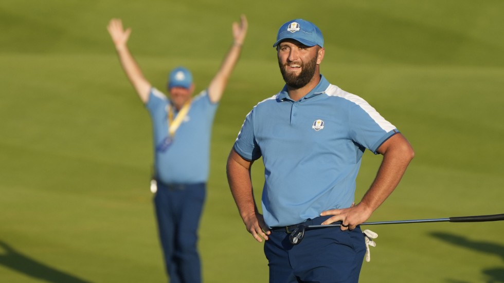 Jon Rahm fixade en delning åt Europa.