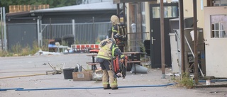 Polisanmälan efter brand i industrilokal: "Personer evakuerades"