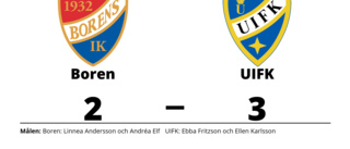 Linnea Andersson och Andréa Elf målskyttar när Boren förlorade