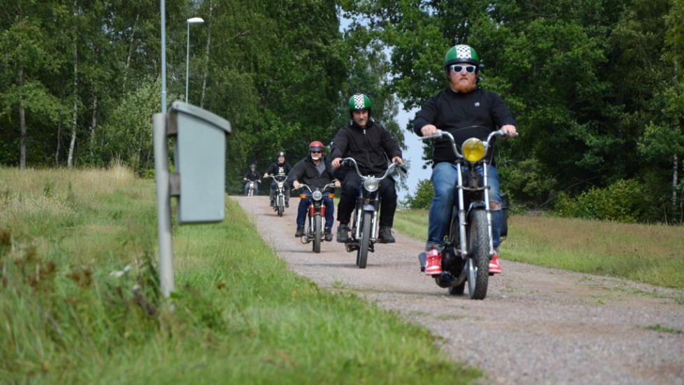 40 personer deltog i Järnforsens eget mopedrally som arrangerades i helgen.