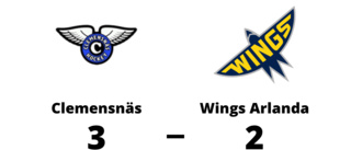 Clemensnäs vann uddamålsseger mot Wings Arlanda