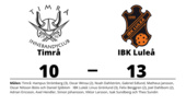 Seger för IBK Luleå borta mot Timrå