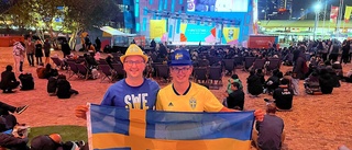 Linköpingsborna på plats i Melbourne – ska stötta Sverige mot USA