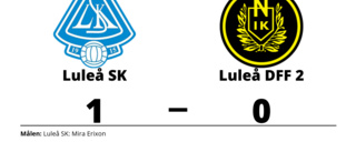 Mira Erixon avgjorde när Luleå SK sänkte Luleå DFF 2