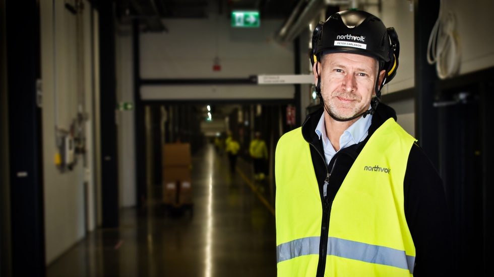 Northvolt's CEO, Peter Carlsson, is spending a lot of time at Northvolt Ett. "I have regular running routes here, manage to play a bit of padel tennis and probably sleep more at Disponenten than at home," he says.