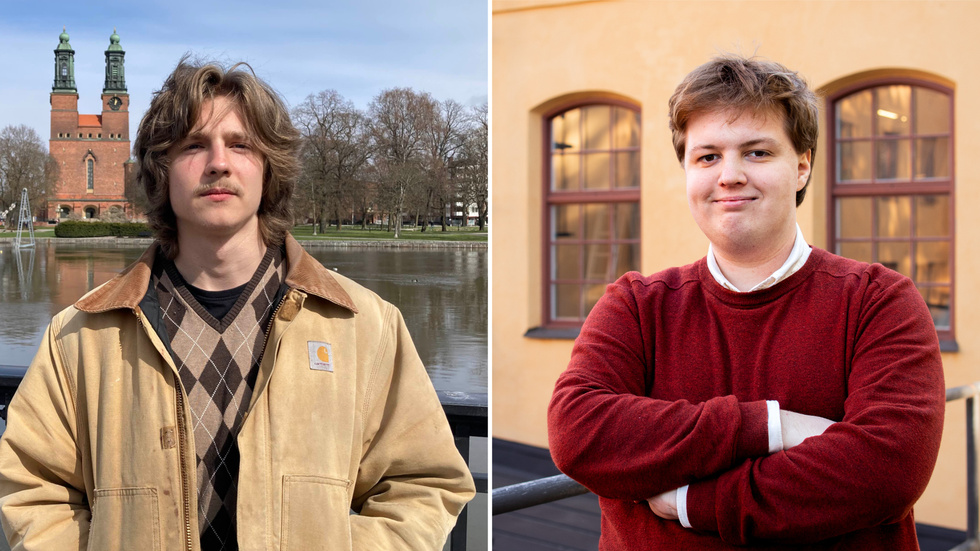 Jacob Jansson, ledamot LUF Sörmland och Jonathan Törnstrand, ordförande LUF Sörmland.