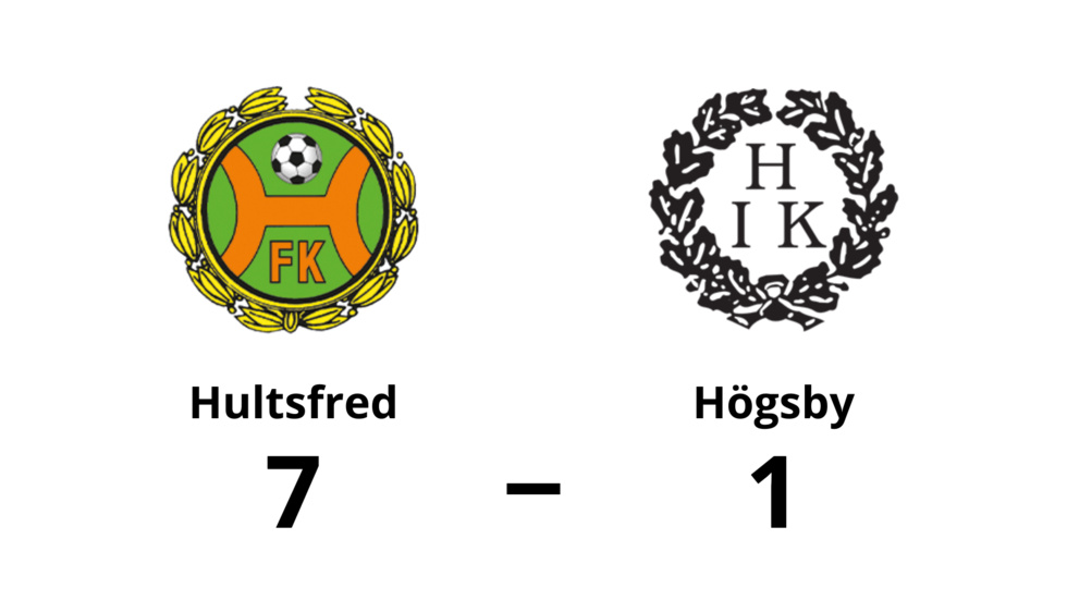 Hultsfreds FK vann mot Högsby IK