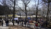Rysk ilska över Stockholms Ukrainapark