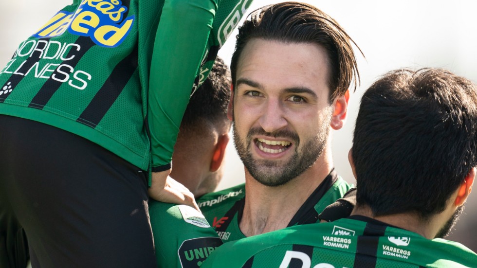Oliver Stanisic gjorde ett av Varbergs mål i 2–0-segern hemma mot Gif Sundsvall.