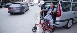 Rörelsehindrade Mats är kritisk mot ombyggnationerna: "Tar man bort parkeringarna är det kört för mig"