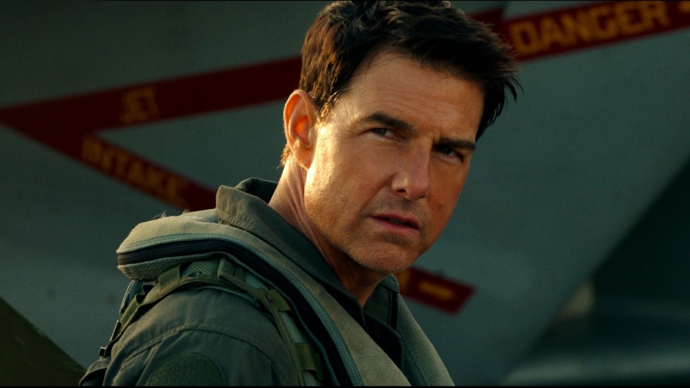 Tom Cruise gör åter sin paradroll som Pete "Maverick" Mitchell i uppföljaren "Top Gun: Maverick". Pressbild.