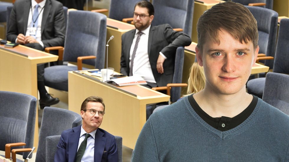 "Ulf Kristersson (M) säger numera aldrig någonting som ligger för långt ifrån vad Jimmie Åkesson (SD) skulle ha sagt", skriver NSD-krönikören Måns Wadensjö
