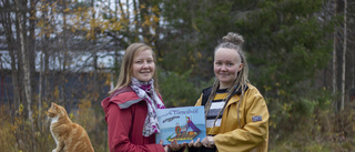 Systrarna skrev barnbok   om resa längs Torneälven