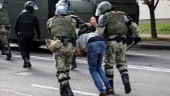 Brutala gripanden vid demonstration i Minsk