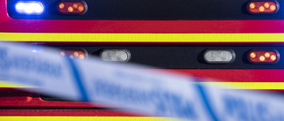 Brand i en båt i Likskärs gästhamn – öppna lågor