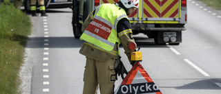 Påkörning efter E4 orsakade stopp i trafiken