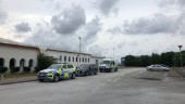 Stort polispådrag vid Visby flygplats
