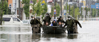50 döda i Japanoväder – skyfallen fortsätter