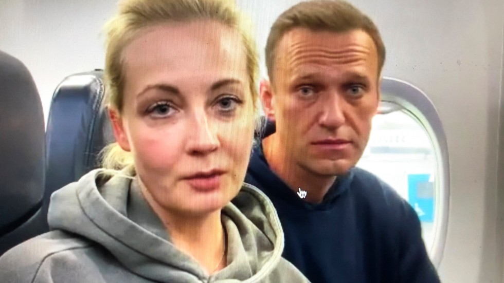 Paret Aleksej Navalnyj och Julia Navalnaja är en nagel i ögat på den ryska eliten. Arkivbild.