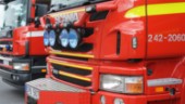 Brand i container fick räddningstjänsten att rycka ut