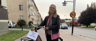 Klimataktion i centrum i helgen: "Nyköpingsbor tar bilen för ofta"