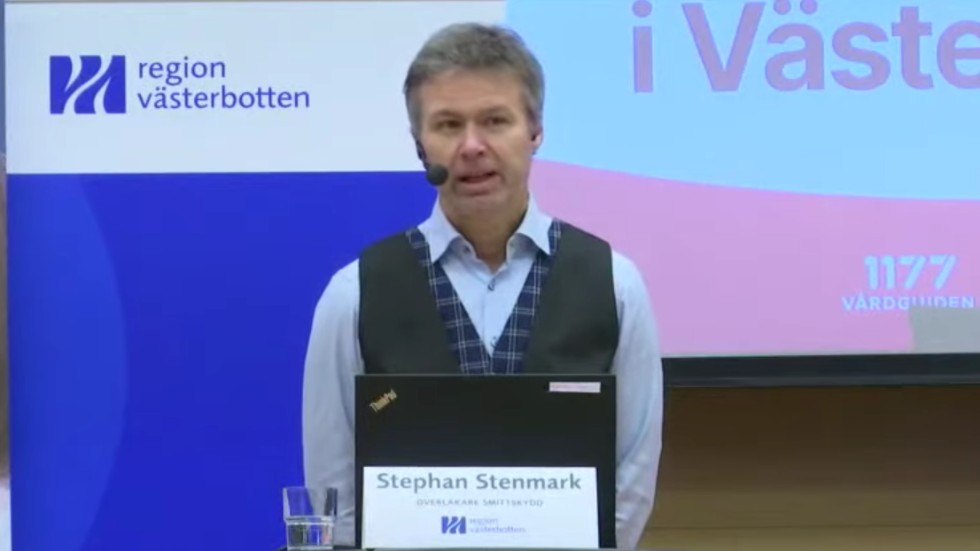 Smittskyddsläkare Stephan Stenmark.