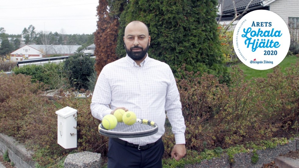 Mannen bakom föreningen Starka händer, Mohamad Allatif har snabbt etablerat sig och sin familj i Strängnäs. Nu kan 40-åringen, som gillar att ha många bollar i luften, utses till Årets lokala hjälte.