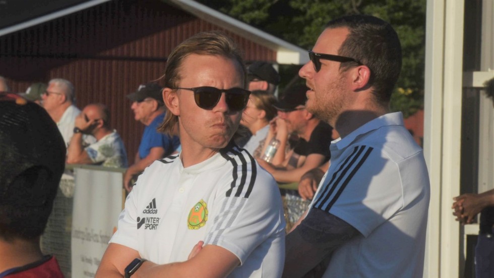 Sebasthian Svensson i HFK är inte tillfreds kring klubbens tabellläge. 