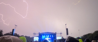 Winnerbäcks konsert slutfördes trots åska och kraftigt oväder: "Vi tar säkerheten på fullaste allvar"
