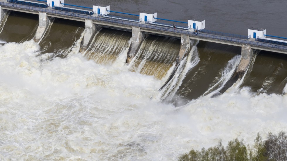 A delayed spring flood pushes up the electricity price, according to Vattenfall. Archive image