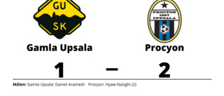 Hyaw Naizghi matchvinnare när Procyon vann mot Gamla Upsala