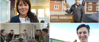 Emil Hansius gör film med unga entreprenörer från länet