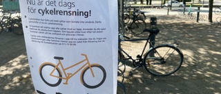 Risk att din cykel blir bortforslad