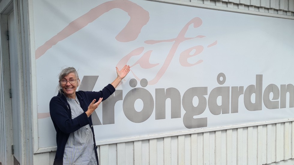 Den 17 juni öppnar Café Kröngården för sin fjärde sommar. Therese Ek Sandberg ser fram emot att kunna ta emot sina gäster. 