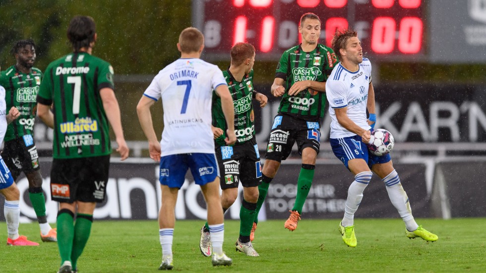 Förra säsongen vann Varberg motsvarande möte på Påskbergsvallen efter ett väldigt sent mål i sjunde tilläggsminuten...