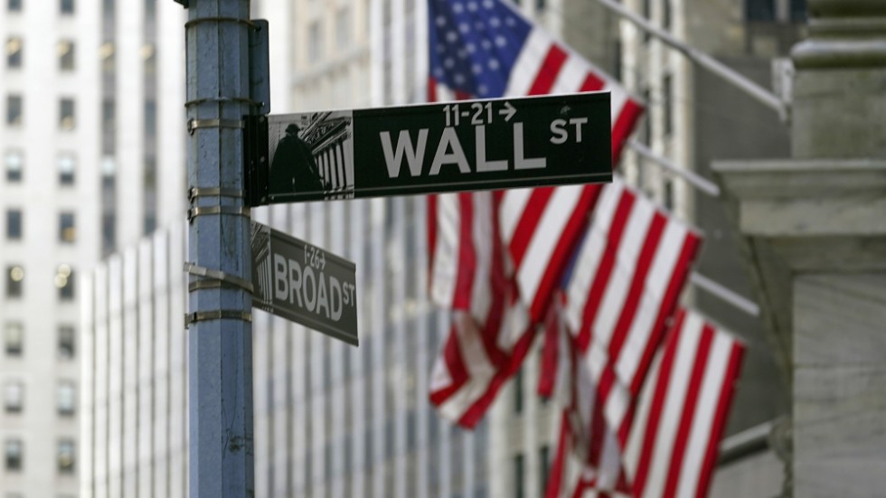 Sjunkande kurser på Wall Street på tisdagen. Arkivbild.