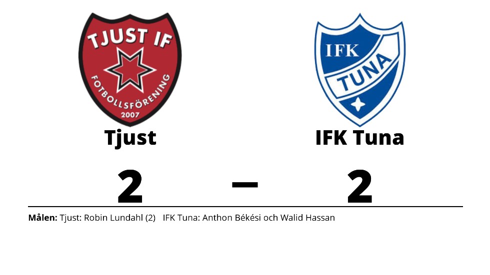 Tjust IF FF spelade lika mot IFK Tuna