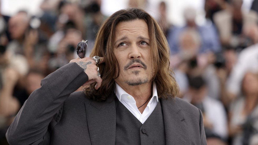 Johnny Depp, en omstridd gäst på filmfestivalen i Cannes.