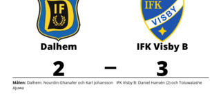 IFK Visby B ny serieledare efter seger