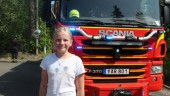 Lilly, 10, upptäckte brand nära skolan