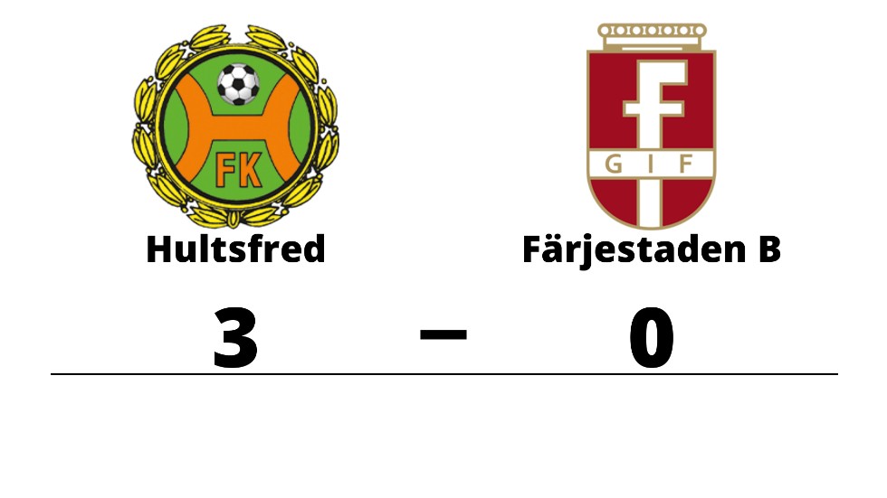 Hultsfreds FK vann mot Färjestadens GOIF B