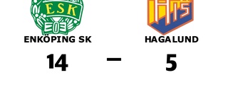 Enköping SK utklassade Hagalund på hemmaplan