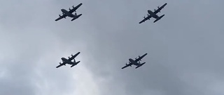 Här flyger fyra Herculesplan över Norrköping – SE och HÖR dem här!