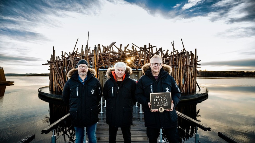 Tre av Arctic Baths fem delägare. Per-Anders Eriksson, Kent Lindvall och Peter Engström.