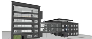 Här byggs nytt kontorshus i centrala Luleå – sju våningar högt